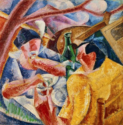 Sotto la pergola a Napoli, 1914 da Umberto Boccioni